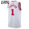Camiseta Niños NBA Houston Rockets Amen Thompson 2025-26 Nike City Edition Blanco Swingman